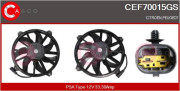 CEF70015GS Elektromotor, větrák chladiče Genuine CASCO