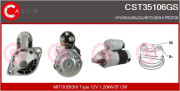 CST35106GS Startér Genuine CASCO