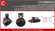 CST60605GS Startér Genuine CASCO