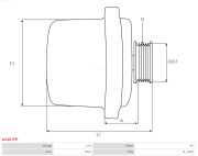 A0481PR AS-PL alternátor A0481PR AS-PL