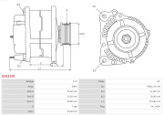 A0632SR generátor Brand new AS-PL Alternator S.R.E. bracket AS-PL