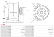 A2139PR generátor Brand new AS-PL Alternator S.R.E. bracket AS-PL