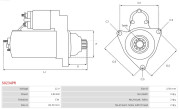 S0234PR Startér Brand new | AS-PL | Starters | 0001417001 AS-PL