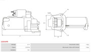 S0944PR Startér Brand new AS-PL Alternator S.R.E. bracket AS-PL