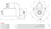 S2109PR Startér Brand new AS-PL Alternator S.R.E. bracket AS-PL