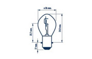 495313000 NARVA žárovka S2 (řada STANDARD) | 12V 35/35W | 495313000 NARVA