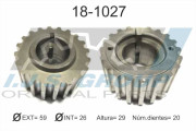 18-1027 Ozubené kolo, vačkový hřídel Technology & Quality IJS GROUP