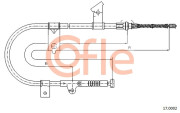 17.0002 Tažné lanko, parkovací brzda COFLE