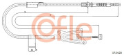 17.0125 Tažné lanko, parkovací brzda COFLE