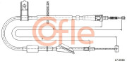 17.5046 Tažné lanko, parkovací brzda COFLE