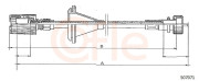 S07071 Hřídel tachometru COFLE