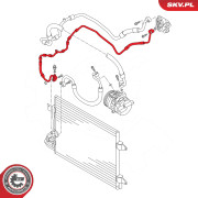 43SKV534 Vysokotlaké vedení, klimatizace ESEN SKV