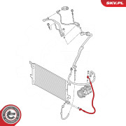 43SKV573 Vysokotlaké / nízkotlaké vedení, klimatizace ESEN SKV