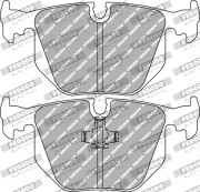 FCP857W Sada brzdových destiček, kotoučová brzda DS1.11 FERODO RACING