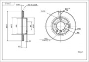 214 143 HART brzdový kotúč 214 143 HART