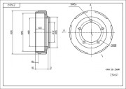 234 641 Brzdový buben HART