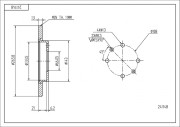 241 148 Brzdový kotouč HART