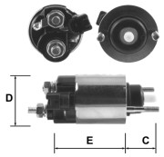 E9032 Elektromagnetický spínač, startér GM