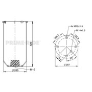 1R14-866 Mech, pneumaticke odpruzeni Value Range PRIME-RIDE