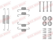 105-0011 Sada příslušenství, parkovací brzdové čelisti QUICK BRAKE