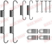 105-0077 Sada příslušenství, parkovací brzdové čelisti QUICK BRAKE