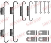 105-0078 Sada příslušenství, parkovací brzdové čelisti QUICK BRAKE