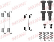 105-0716 Sada příslušenství, parkovací brzdové čelisti QUICK BRAKE