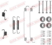 105-0777 Sada příslušenství, brzdové čelisti QUICK BRAKE