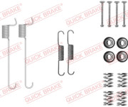 105-0848 Sada příslušenství, parkovací brzdové čelisti QUICK BRAKE