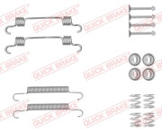 105-0887 Sada příslušenství, parkovací brzdové čelisti QUICK BRAKE