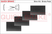 W1299 Protihluková fólie, brzdové obložení (posunovací deska QUICK BRAKE