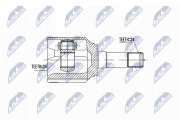 NPW-FT-048 Sada kloubů, hnací hřídel NTY