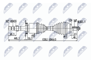 NPW-VV-133 Hnací hřídel NTY