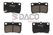 322015 DACO Germany sada brzdových platničiek kotúčovej brzdy 322015 DACO Germany