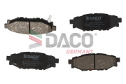 323634 DACO Germany sada brzdových platničiek kotúčovej brzdy 323634 DACO Germany