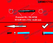 DRM0171Q Hadicová spojka, palivová hadice Dr.Motor Automotive