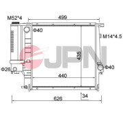 60C9006-JPN Chladič, chlazení motoru JPN