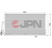 60C9087-JPN Kondenzátor, klimatizace JPN