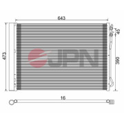 60C9085-JPN Kondenzátor, klimatizace JPN