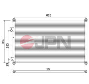 60C9100-JPN Kondenzátor, klimatizace JPN