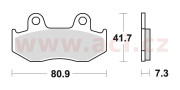 667SM1 BRAKING brzdové destičky, BRAKING (semi-metalická směs SM1) 2 ks v balení 667SM1 BRAKING