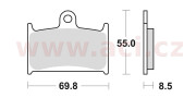 707CM55 BRAKING brzdové destičky, BRAKING (sinterová směs CM55) 2 ks v balení 707CM55 BRAKING