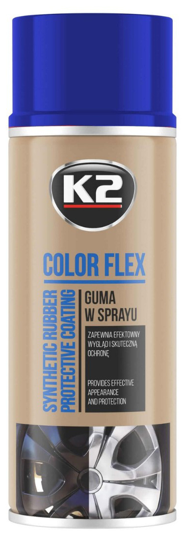 L343NP K2 COLOR FLEX 400 ml MODRÁ - ochranný nátěr ze syntetického kaučuku L343NP Kubi