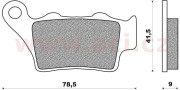 FD0206X01 NEWFREN brzdové destičky (směs OFF ROAD DIRT RACE SINTERED) NEWFREN (2 ks v balení) FD0206X01 NEWFREN