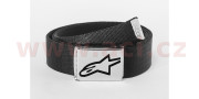 1019-93300-1187 ALPINESTARS pásek AGELESS WEB BELT, ALPINESTARS (černý/ chrom přezka, textil) 1019-93300-1187 ALPINESTARS