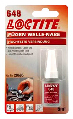 LT1804041 LOCTITE LT1804041 Vysoko-pevnostní lepidlo na spojování lícovaných válcových součástí Blistr 5 ml LOCTITE