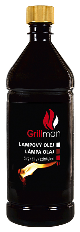 6100241 GRILLMAN Lampový olej čirý 1 lt GRILLMAN