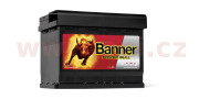 P6219 BANNER 62Ah baterie, 550A, pravá BANNER Power Bull 241x175x190 P6219 BANNER