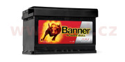 P7412 BANNER 74Ah baterie, 680A, pravá BANNER Power Bull 278x175x190 P7412 BANNER