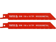 YT-33931 BRZESZCZOTY BIM 18 TPI 150 MM, 2 SZT. YATO